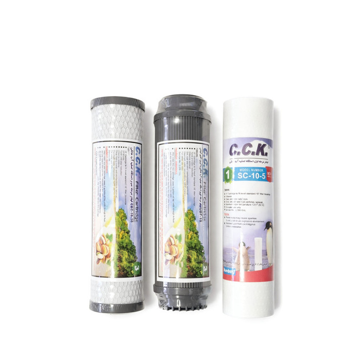 فیلتر دستگاه تصفیه آب خانگی سی سی کا مدل RO-P-M مجموعه 5 عددی