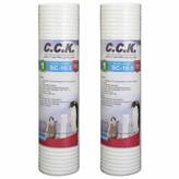 فیلتر دستگاه تصفیه آب خانگی سی سی کا مدل SC-10-5 مجموعه ۲ عددی